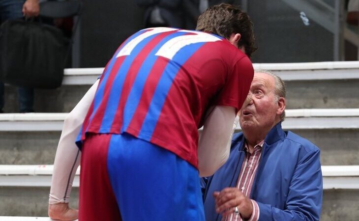 El emérito rey Juan Carlos va a ver a su nieto Pablo Urdangarin a un partido de balonmano