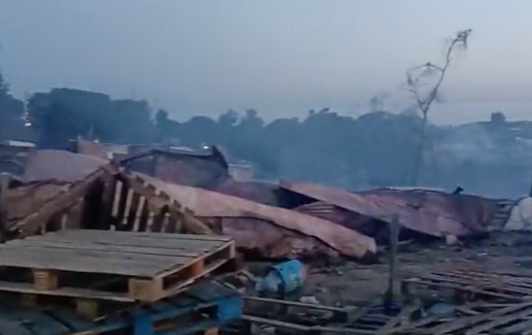 Un nuevo incendio destruye un asentamiento de temporeros en Palos de la Frontera