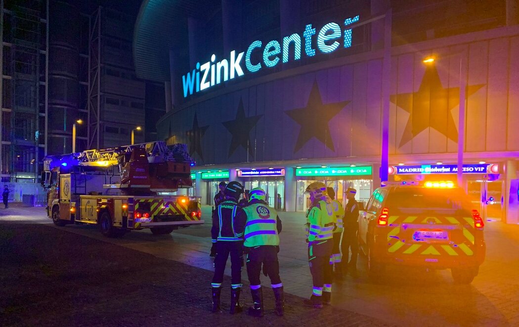 Evacuan a 3.500 personas del WiZink Center tras un incendio durante el Madrid Oktoberfest