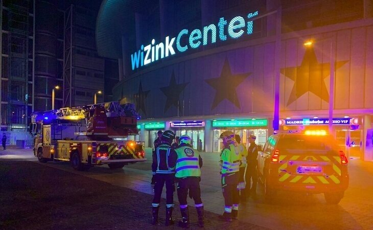 Evacuan a 3.500 personas del WiZink Center tras un incendio durante el Madrid Oktoberfest