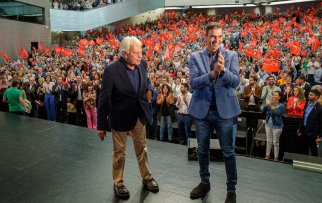 Pedro Sánchez y Felipe González conmemoran en Sevilla la victoria del PSOE de 1982