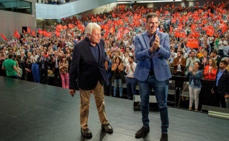 Pedro Sánchez y Felipe González conmemoran en Sevilla la victoria del PSOE de 1982