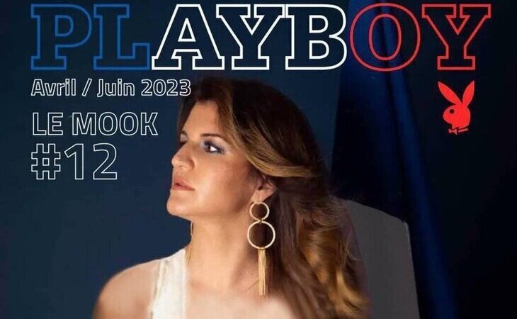 Marlène Schiappa, secretaria de Estado de Macron, portada de Playboy