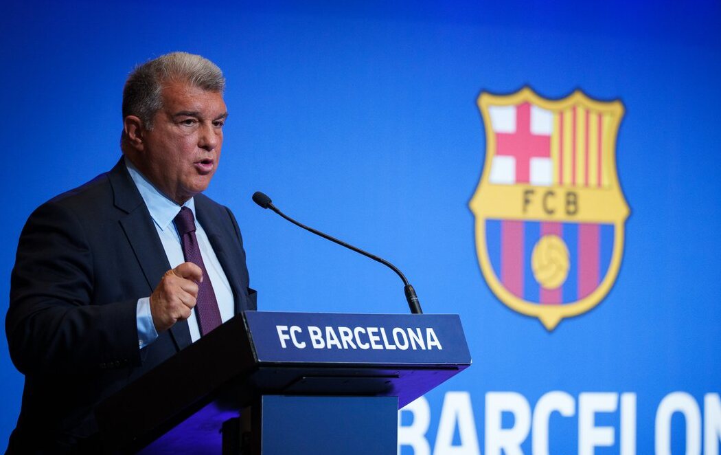 Joan Laporta, presidente del Barça, da explicaciones por el Caso Negreira