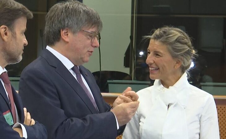 Yolanda Díaz y Carles Puigdemont se reúnen en Bruselas para abordar la investidura