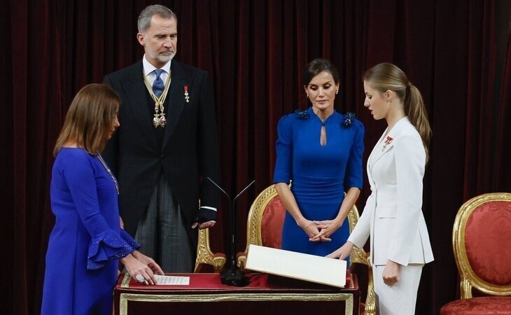 La princesa Leonor jura la Constitución por su 18 cumpleaños