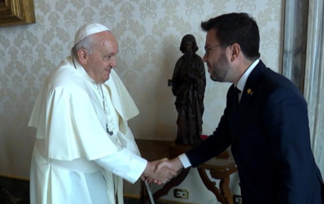 El Papa Francisco recibe en audiencia a Pere Atagonès