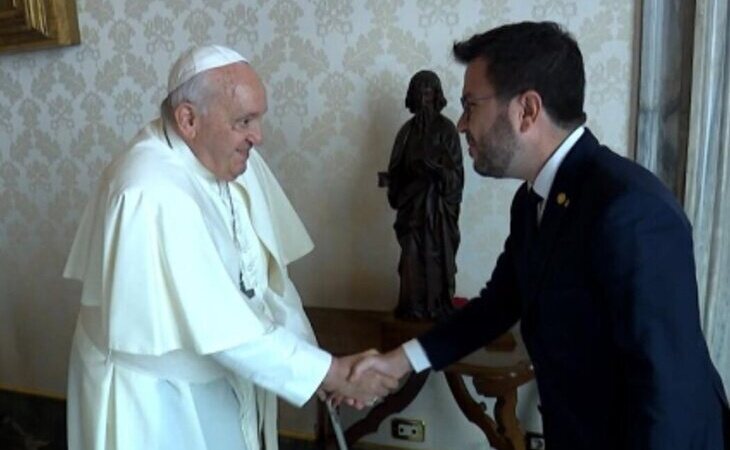 El Papa Francisco recibe en audiencia a Pere Atagonès