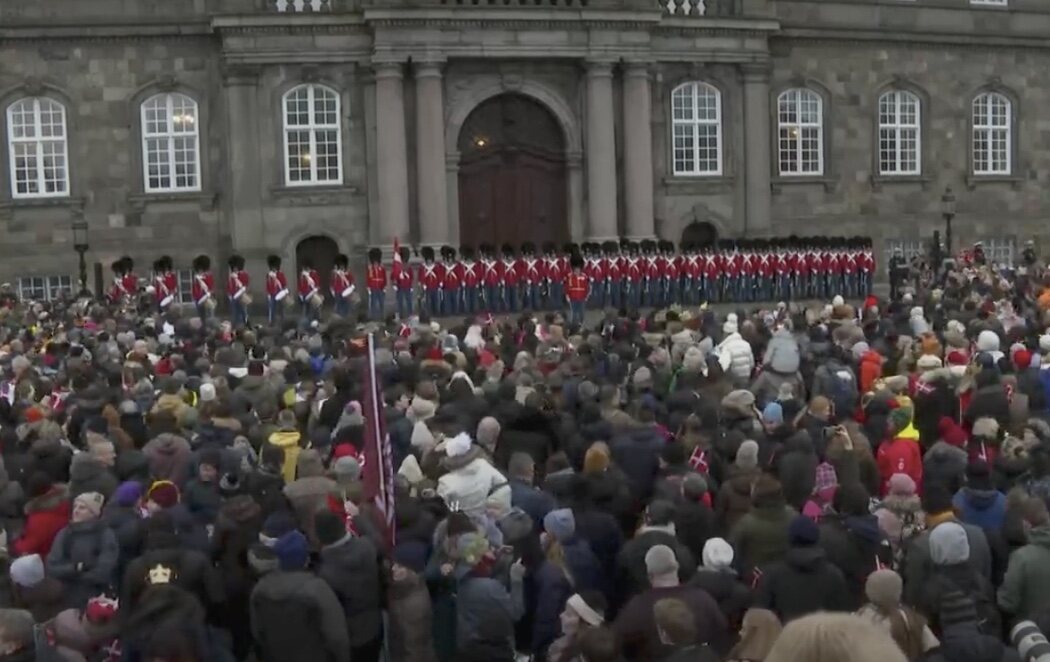 Proclamación de Federico X como rey de Dinamarca tras la abdicación de la reina Margarita II