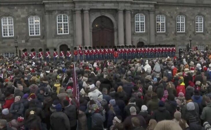 Proclamación de Federico X como rey de Dinamarca tras la abdicación de la reina Margarita II