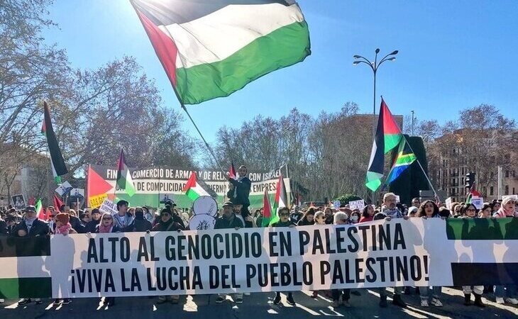 Manifestaciones por toda España exigen "el fin del genocidio en Palestina"
