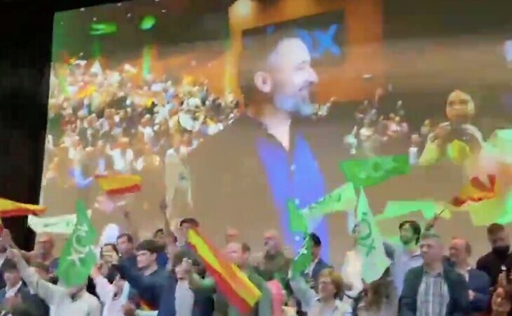 Abascal, reelegido presidente de VOX por cuatro años con candidatura única: "No estamos en declive"