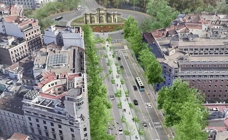 Un bulevar unirá la plaza de Cibeles y la Puerta de Alcalá