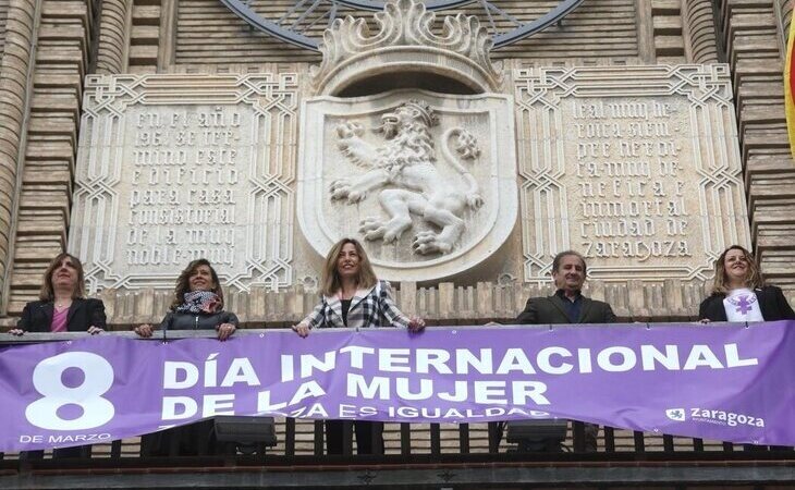 VOX impide una declaración institucional por el 8M en Zaragoza y se ausenta de los actos