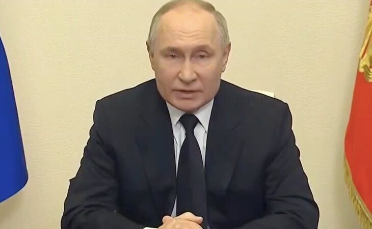 Putin comparece tras el atentado en Moscú: "Todos los autores recibirán un inevitable castigo"