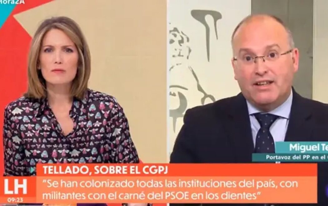 Rifirrafe en directo entre Silvia Intxaurrondo y Miguel Tellado (PP) por la nueva presidenta de RTVE