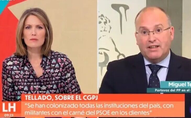 Rifirrafe en directo entre Silvia Intxaurrondo y Miguel Tellado (PP) por la nueva presidenta de RTVE
