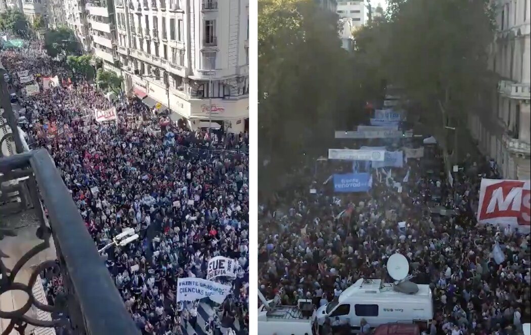 Oleada de protestas en Argentina: las movilizaciones más importantes en 20 años por los recortes de Milei