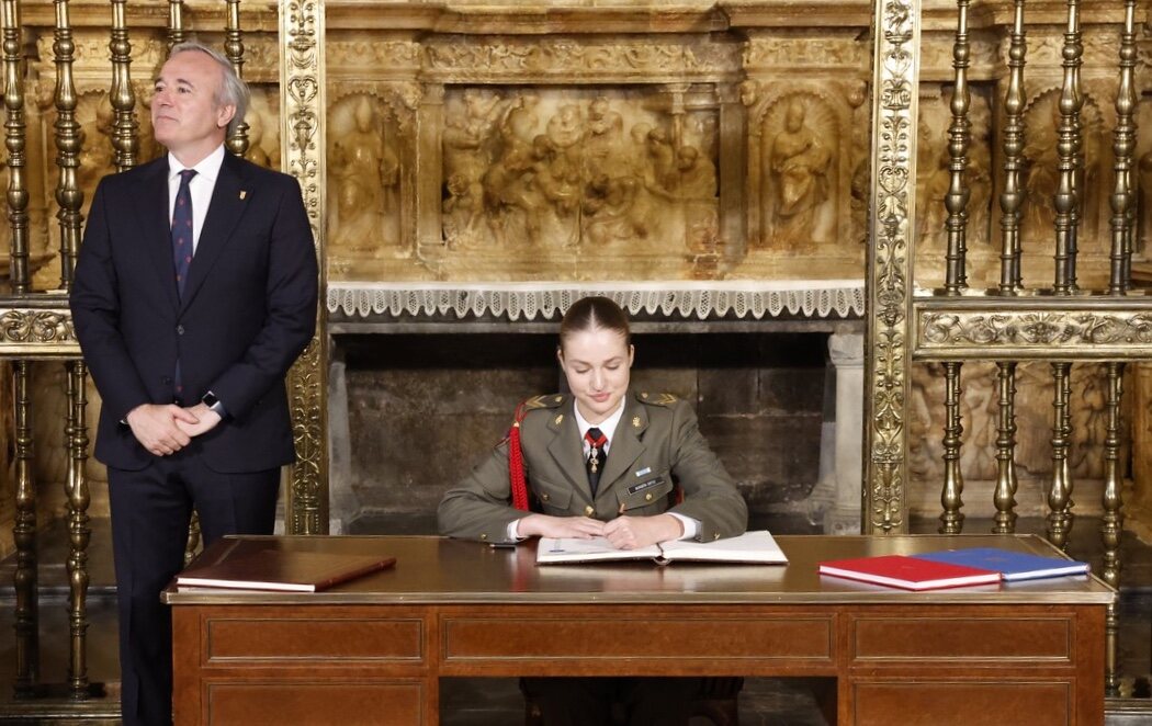 La Princesa Leonor se despide de Zaragoza: "Venía con muchas expectativas"