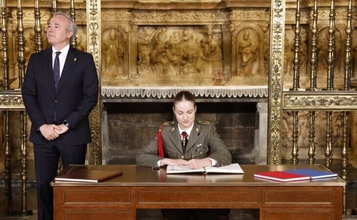 La Princesa Leonor se despide de Zaragoza: "Venía con muchas expectativas"