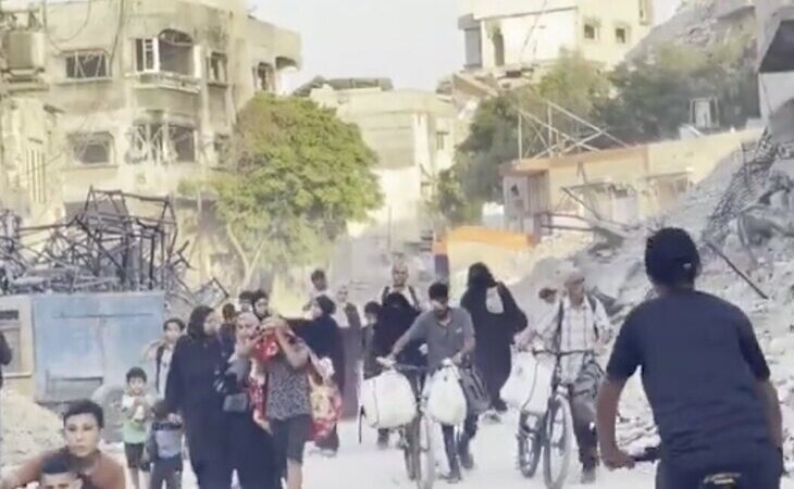 Más de un millón de personas huye del campo de Al Bureij, en Gaza, ante las amenazas de Israel