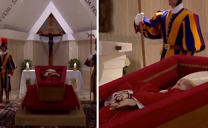 El Vaticano difunde las primeras imágenes del Papa Francisco muerto