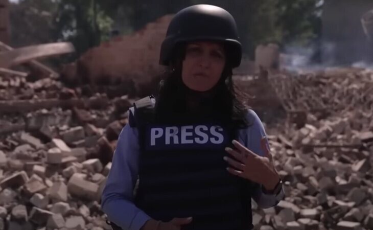 Un ataque con drones sorprende a una reportera de la BBC en plena guerra de ucrania