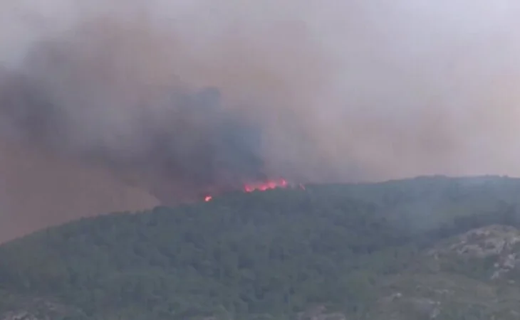 Confinan cuatro poblaciones de Tarragona por un intenso incendio