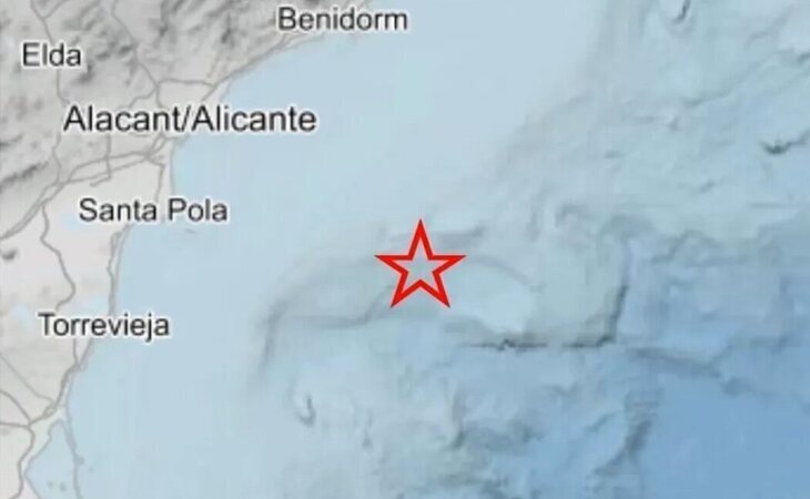 Registran tres terremotos y varias réplicas frente a la costa de Alicante