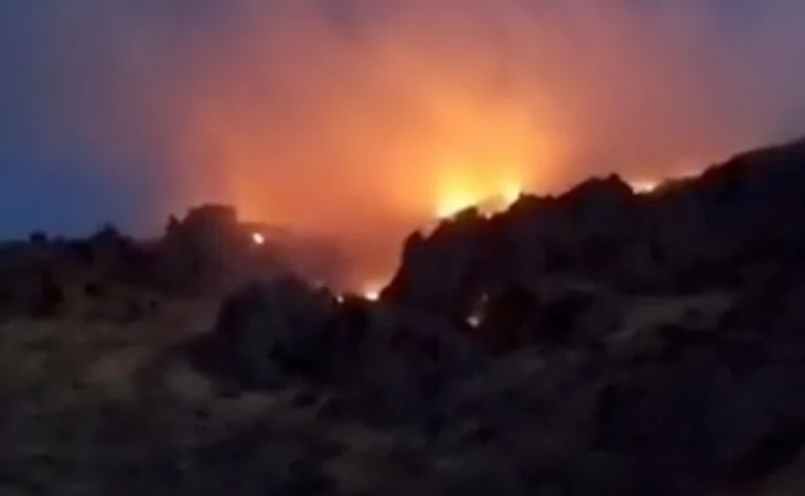 Declarado un incendio forestal en Alcaucín (Málaga)