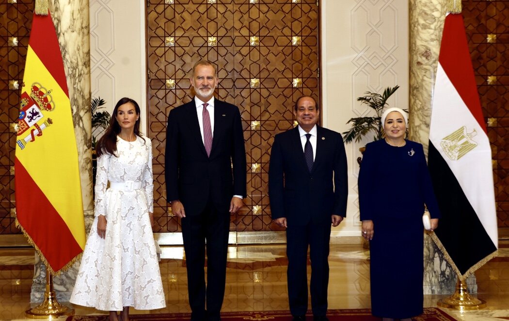El rey Felipe VI reclama la creación de un Estado palestino durante un viaje oficial a Egipto