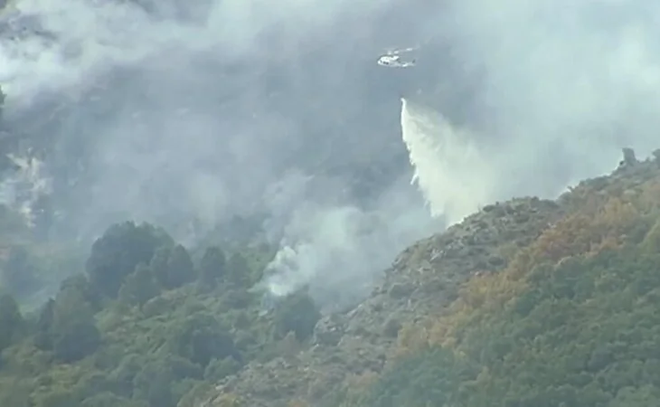 El incendio del Pico del Lobo en Guadalajara avanza descontrolado entre críticas por la gestión