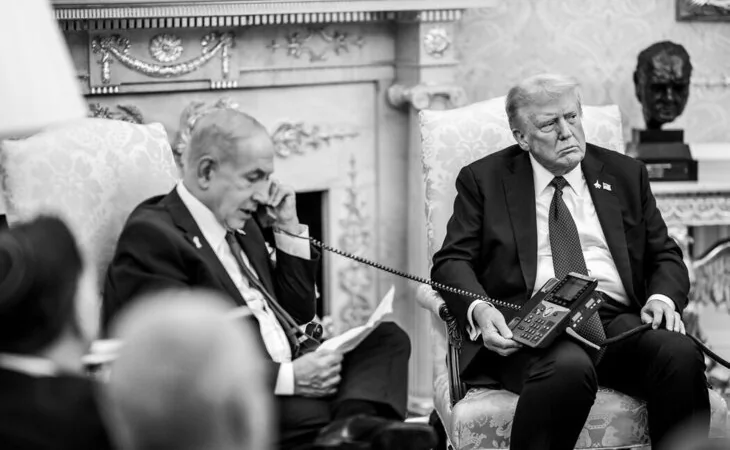 La Casa Blanca difunde fotografías en las que Netanyahu se disculpa con Catar por bombardear su territorio