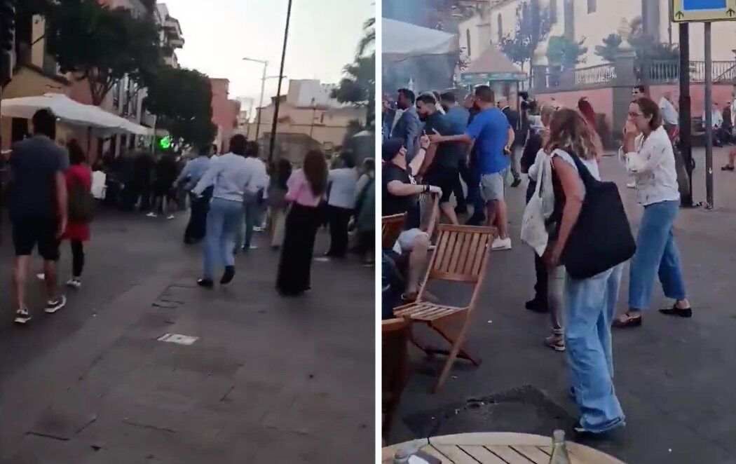 Reciben a Abascal en Tenerife con gritos de "fascista" y abucheos