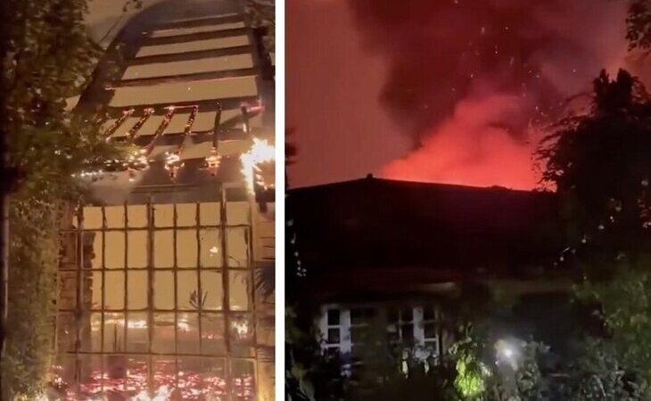 Un incendio calcina la cúpula del restaurante Mas Marroch de los hermanos Roca en Girona