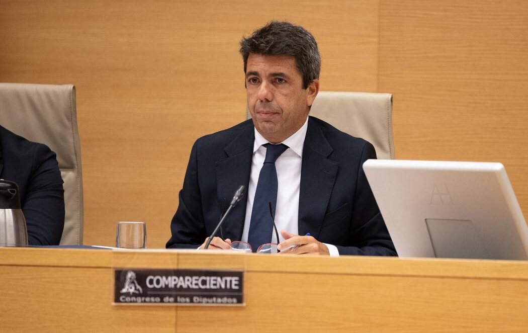 Carlos Mazón comparece en el Congreso en la comisión de investigación de la DANA