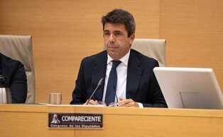 Carlos Mazón comparece en el Congreso en la comisión de investigación de la DANA