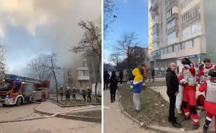 Un ataque ruso en Ucrania deja 16 muertos, daños en infraestructuras energéticas y de transporte