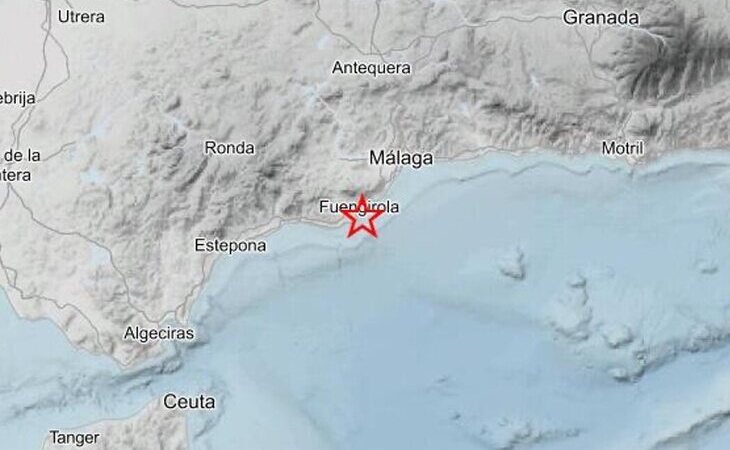 Un terremoto de 4,2 con epicentro en Fuengirola se deja sentir en Málaga, Sevilla y Córdoba