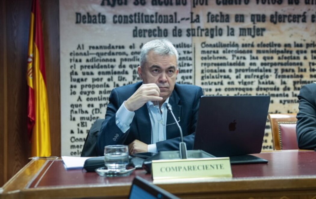 Santos Cerdán comparece en la comisión del Senado por el caso Koldo y niega financiación irregular del PSOE