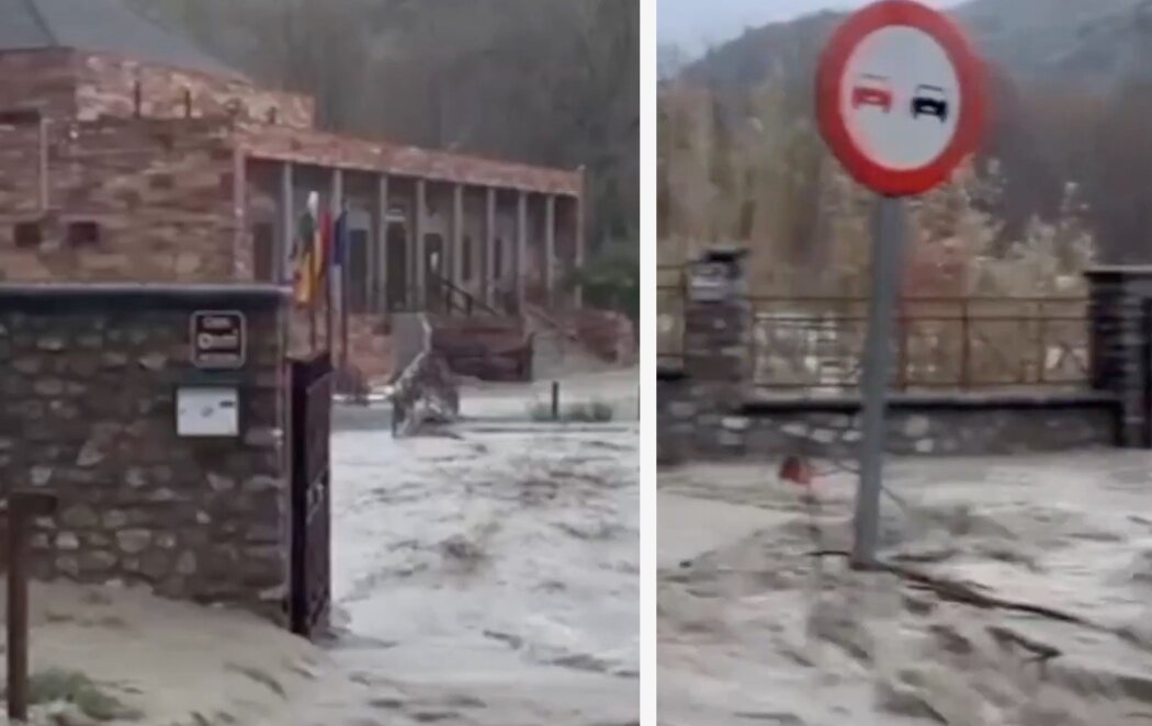 La borrasca Leonardo provoca el caos en Andalucía