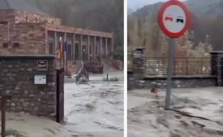 La borrasca Leonardo provoca el caos en Andalucía