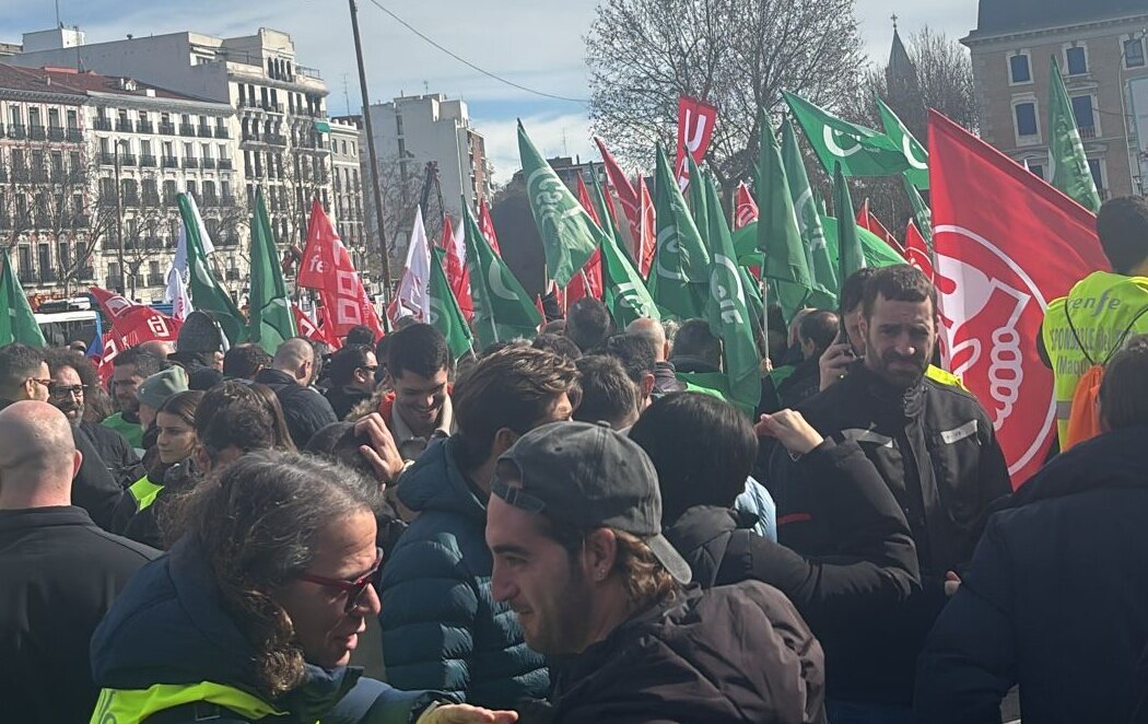 Los maquinistas se movilizan en el primer día de huelga ferroviaria