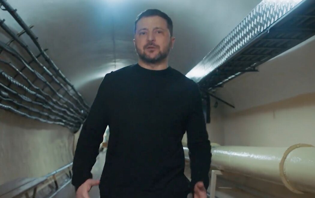 Zelenski publica un vídeo en el búnker desde el que dirigió la respuesta a la invasión rusa en 2022