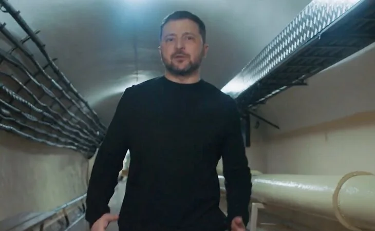 Zelenski publica un vídeo en el búnker desde el que dirigió la respuesta a la invasión rusa en 2022