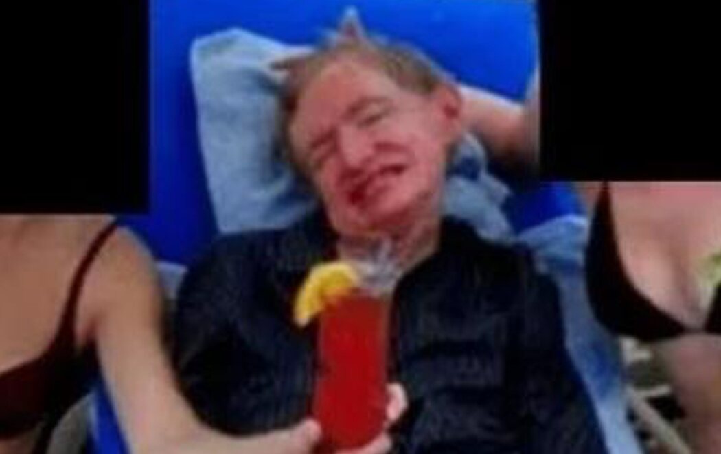 Stephen Hawking aparece junto a dos mujeres en bikini en las fotografías del caso Epstein
