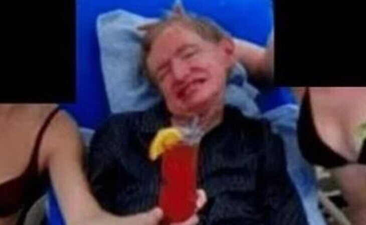 Stephen Hawking aparece junto a dos mujeres en bikini en las fotografías del caso Epstein