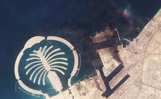 Salen a la luz los daños en la zona comercial de Dubái tras el ataque de Irán