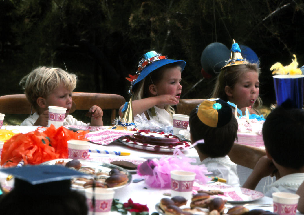 Felipe, Cristina y Elena de cumpleaños