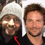 Bradley Cooper y su doble